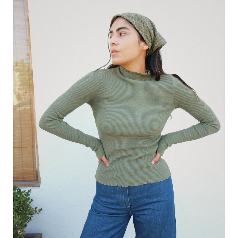 Selva Negra Marieta Top in Moss